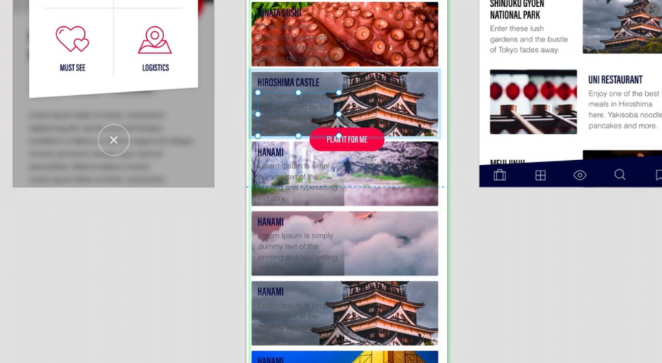 screenshot of Adobe XD